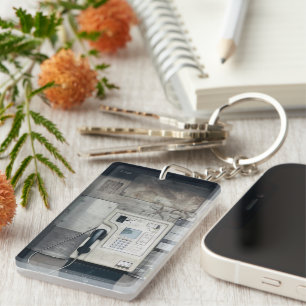 London England Phone Box Foto Sleutelhanger