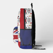 London England Queens Guard English Pattern Bedrukte Rugzak (Rechts)