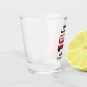 London England Red Bus Bachelor Party Favor Shot Glas (Links)
