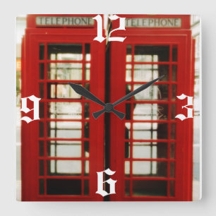 LONDON ENGLAND RED TELEPHONE BEIDE klok