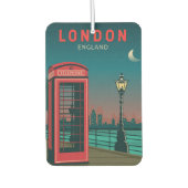 London England Retro Travel Art  Luchtverfrisser (Voorkant)