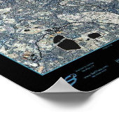 London, England satelliet poster (Hoek)