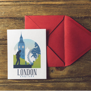 London England Skyline Briefkaart