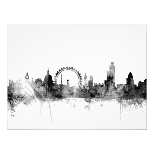 London England Skyline Foto Afdruk (Voorkant)