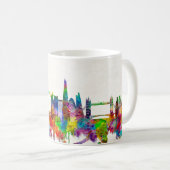 London England Skyline Koffiemok (Voorkant rechts)