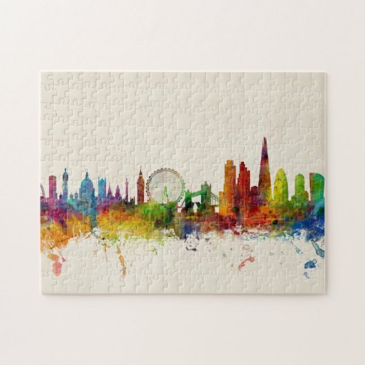 London England Skyline Legpuzzel (Horizontaal)