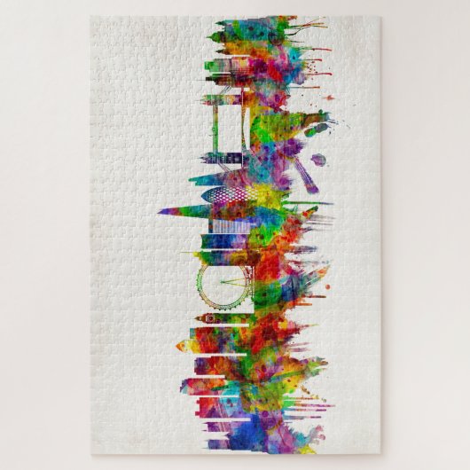 London England Skyline Legpuzzel (Verticaal)