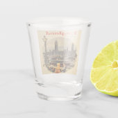 London England Style Big Ben Shot Glas (Achterkant)
