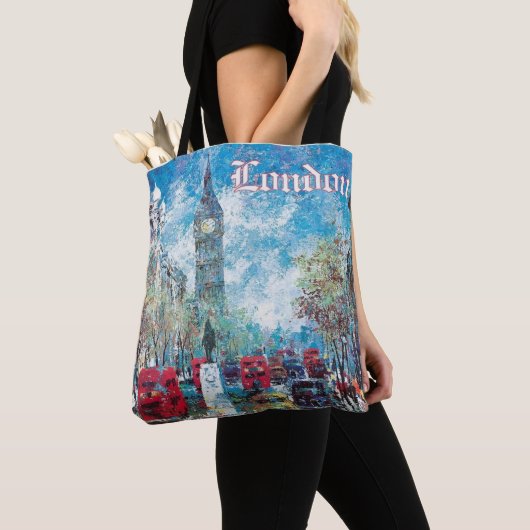 London England Style Canvas tas Big Ben (Dichtbij)