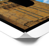 London England Typography Travel Poster (Hoek)