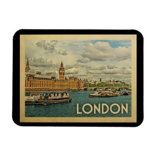 London England Vintage Travel Magneet