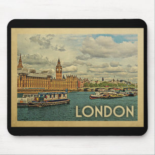 London England Vintage Travel Muismat