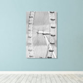 London Eye, 2013 Canvas Afdruk (Insitu (Houten vloer))