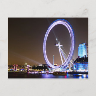 London Eye at Night Briefkaart