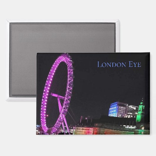 London Eye at Night Magnet (Recto/Verso)