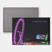 London Eye at Night Magnet Magneet (Voorkant / Achterkant)