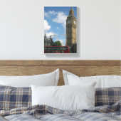 London Eye & Big Ben Canvas Afdruk (Insitu (Slaapkamer))