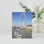 London Eye Briefkaart (Staand voorkant)