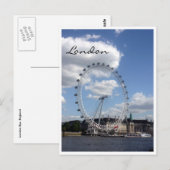 london eye cloud briefkaart (Voorkant / Achterkant)