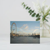 London Eye en Parliament Briefkaart (Staand voorkant)
