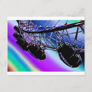London Eye Ferris-wiel Briefkaart