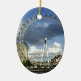 London Eye Keramisch Ornament