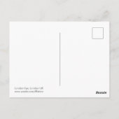 London Eye, London UK Briefkaart (Achterkant)