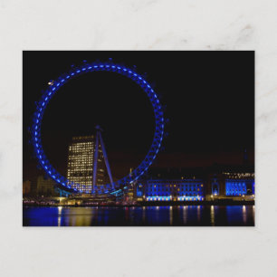 London Eye Night uitzicht Briefkaart