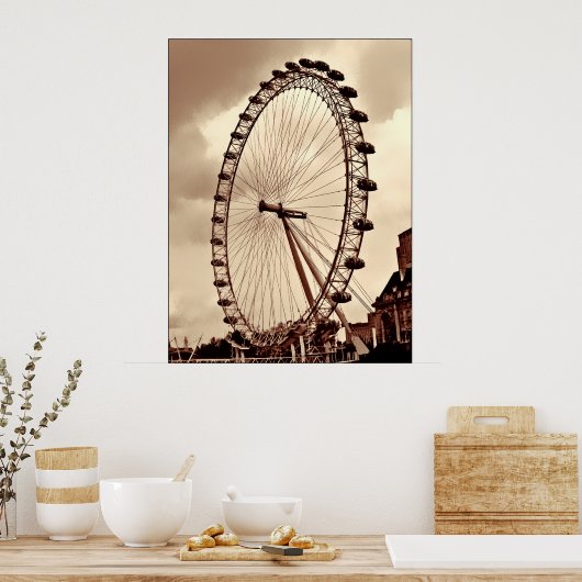 LONDON EYE POSTER (Cuisine)
