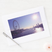 London Eye Rechthoekige Sticker (Envelop)