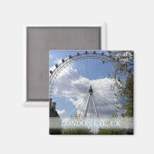 London Eye (Royaume-Uni) Vacances Magnet souvenir (Recto/Verso)
