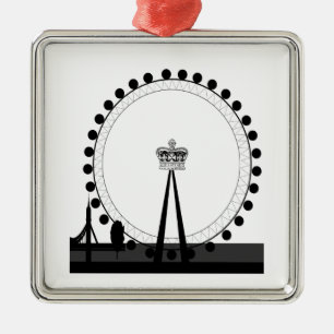 London Eye-sieraad Metalen Ornament