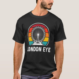 London Eye Sightsee Thames in England T-shirt
