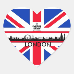 London Eye Union Jack Flag Sticker