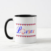 London Eye Union Jack Theme Mug britannique (Gauche)