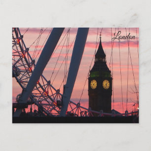 London Ferris Wheel bij Sunset Briefkaart Keepslag