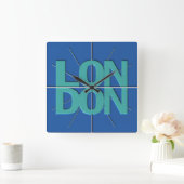London Finance Timezone Wall klok (Huis)