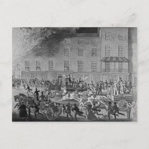 London Fire Engines Briefkaart