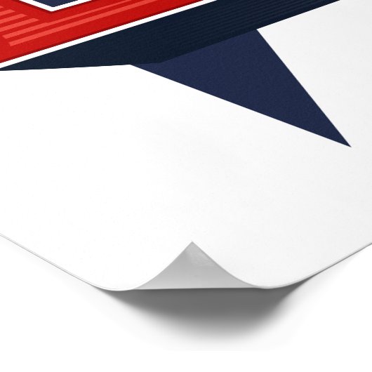 London Flag Square Poster (24x24) (Hoek)