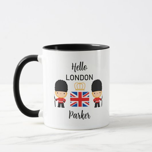 London Guards Naam Monogram Brits Engeland Mok (Links)
