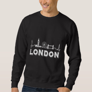 London Heartbeat England Skyline uit Groot-Brittan Trui