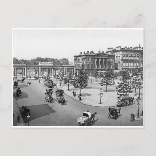 London Hyde Park, begin jaren 1900 in Engeland Briefkaart (Voorkant)