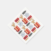 London Icon Collage Servet (Hoek)