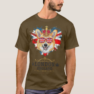 London Idea for Kids met Union Jack UK Flag & Cor T-shirt