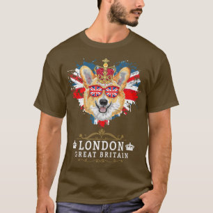 London Idea for Kids with Union Jack Flag of Engla T-shirt