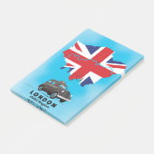 London Illustrated kaart reisposter Post-it® Notes (Schuin)