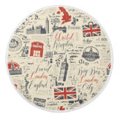 London Knob Keramische Knop (Voorkant)