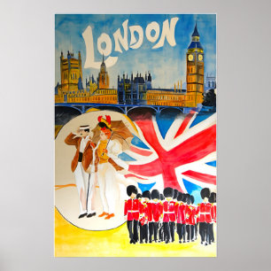 London Kunst Engeland Reisposter UK Print Engels