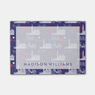 London Landmarks Pattern Post-it® Notes