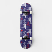 London Landmarks Pattern Skateboard (Voorkant)